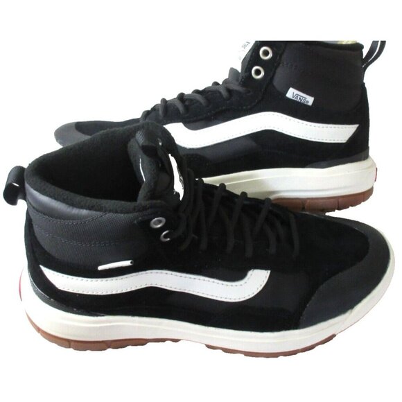 Vans Women's UltraRange Exo Hi MTE All Weather Boots Black White Size 8.5 NWT - Picture 1 of 5